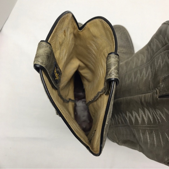 Wrangler Cowboy Western Brown Leather Oil Resistant Boots Men’s Size 10.5D USA - Picture 14 of 16